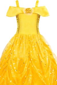 Kids Costumes to Hire - Belle Glitter Dress - GIRL